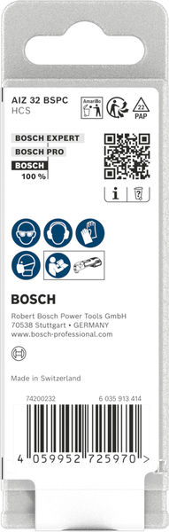 BOSCH AIZ 32 BSPC Holz Tauchsägeblatt, Starlock, 32 x 50 mm, 10-tlg.