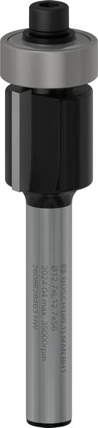 BOSCH PRO Bündigfräser mit untenlieg. Führungskugellager, Ø 12,7 x L 12,7, Schaft 6 mm BOSCH PRO Bündigfräser mit untenlieg. Führungskugellager, Ø 12,7 x L 12,7, Schaft 6 mm