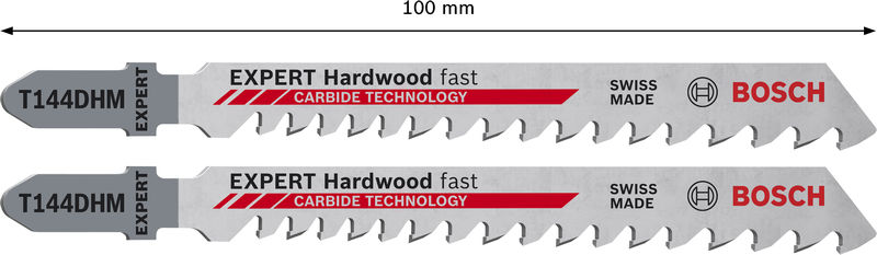 BOSCH EXPERT Hardwood Fast T144DHM Stichsägeblatt, 2-tlg.