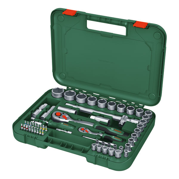 BOSCH Handwerkzeuge 1/4"- + 1/2"-Ratschen-Set