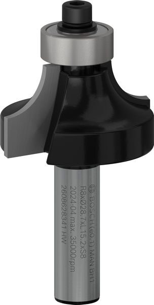 BOSCH PRO Abrundfräser, R 8, Schaft 8 mm BOSCH PRO Abrundfräser, R 8, Schaft 8 mm