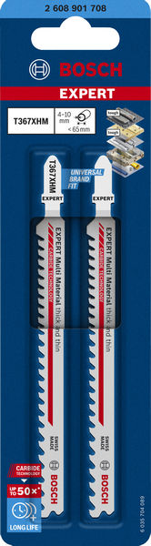 BOSCH EXPERT Multi Material T367XHM Stichsägeblatt, 2-tlg. BOSCH EXPERT Multi Material T367XHM Stichsägeblatt, 2-tlg.