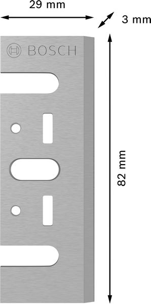 BOSCH PRO Hobelmesser, 82 x 29 x 3 mm, 2 Stk BOSCH PRO Hobelmesser, 82 x 29 x 3 mm, 2 Stk