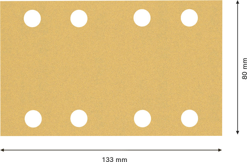 BOSCH EXPERT C470 Schleifblatt Set, 80x133mm, K60-180, 8 Löcher, 10-tlg. BOSCH EXPERT C470 Schleifblatt Set, 80x133mm, K60-180, 8 Löcher, 10-tlg.