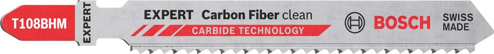 BOSCH EXPERT Carbon Fiber Clean T 108 BHM Stichsägeblatt, 3-tlg. BOSCH EXPERT Carbon Fiber Clean T 108 BHM Stichsägeblatt, 3-tlg.