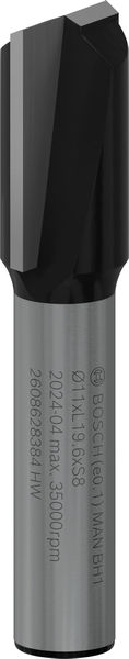 BOSCH PRO Nutfräser, zweischneidig, Ø 11 x L 19,6, Schaft 8 mm BOSCH PRO Nutfräser, zweischneidig, Ø 11 x L 19,6, Schaft 8 mm