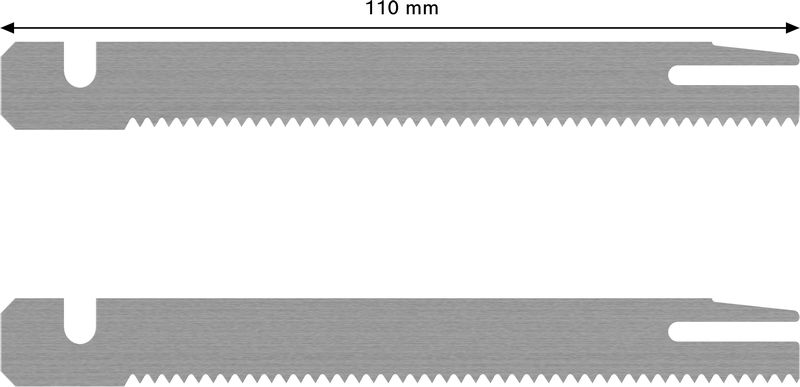 BOSCH 2-teiliges Säbelsägeblatt-Set für Schaumstoffsägen, 70 mm BOSCH 2-teiliges Säbelsägeblatt-Set für Schaumstoffsägen, 70 mm