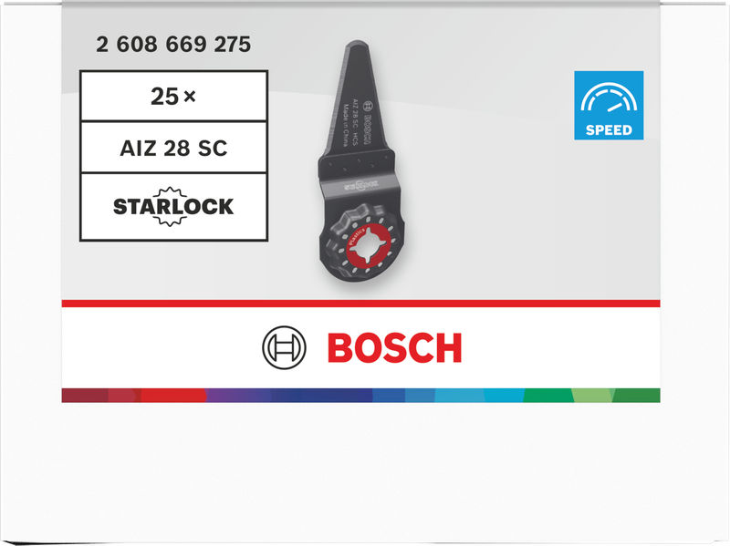 BOSCH AIZ 28 SC Kunststoff Schneider, Starlock, 28 x 40 mm, TU25 BOSCH AIZ 28 SC Kunststoff Schneider, Starlock, 28 x 40 mm, TU25