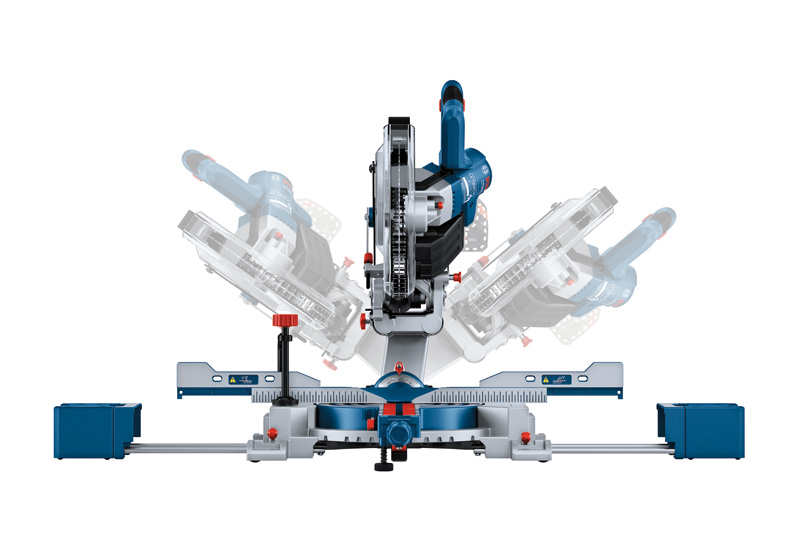 BOSCH Akku-Kapp- und Gehrungssäge BITURBO GCM 18V-254 D