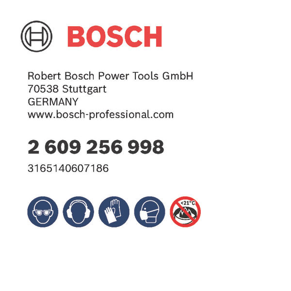 BOSCH PRO Multi Material Viskose und Klebrige Materialien Rührkorb, 70 mm