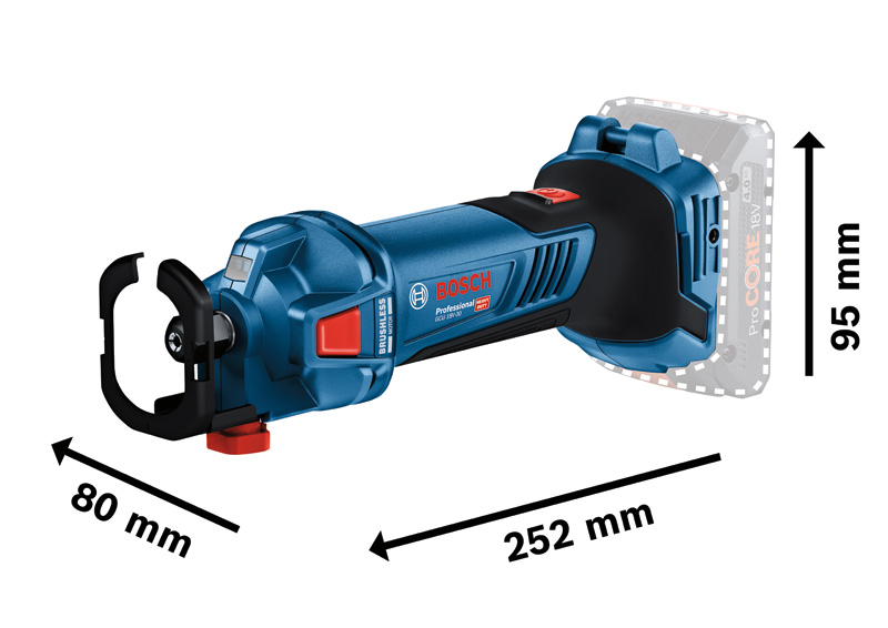 BOSCH Akku-Rotationswerkzeug GCU 18V-30, Spannzangenschlüssel BOSCH Akku-Rotationswerkzeug GCU 18V-30, Spannzangenschlüssel