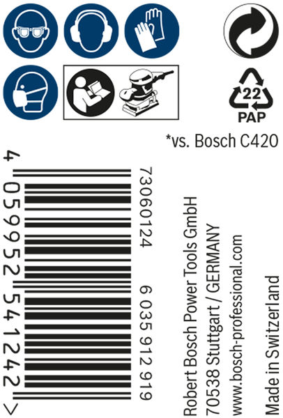 BOSCH EXPERT M480 Schleifnetzrolle, 115x5000mm, K100