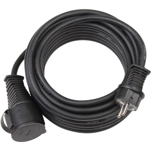 BRENNENSTUHL Baustellen-Verlängerungskabel IP44 25m H07RN-F 3G1,5 schwarz