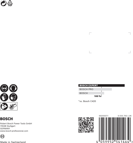 BOSCH EXPERT C470 Schleifscheibe, 125mm, K180, 8 Löcher, 5-tlg. BOSCH EXPERT C470 Schleifscheibe, 125mm, K180, 8 Löcher, 5-tlg.