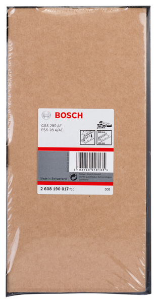 BOSCH Lochwerkzeug, für Schwingschleifer, 115 x 280 mm, Lochung 14 BOSCH Lochwerkzeug, für Schwingschleifer, 115 x 280 mm, Lochung 14