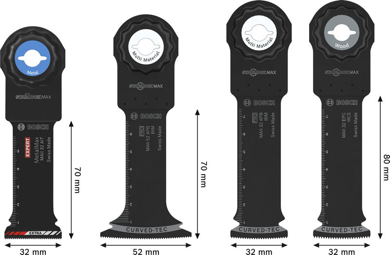 BOSCH Heavy Duty Set, 4-tlg.
