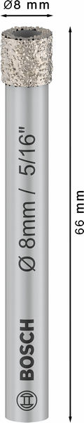 BOSCH PRO Ceramic dry Bohrer, 8 x 66 mm BOSCH PRO Ceramic dry Bohrer, 8 x 66 mm
