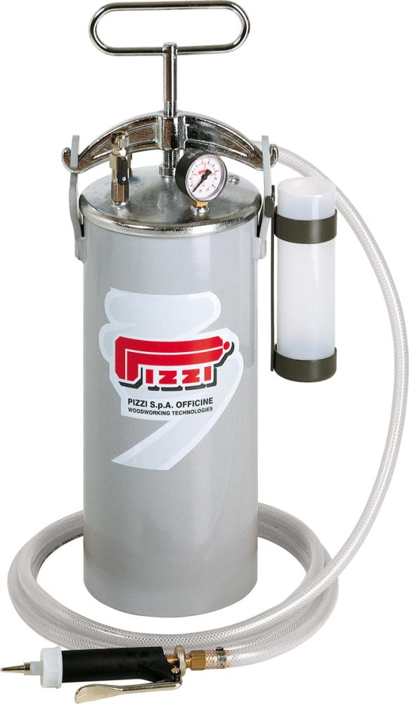 PIZZI Leimbehälter 8 kg mit Pistole Typ 0002