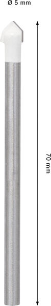 BOSCH CYL-9 Soft Ceramic Bohrer, 5 x 70 mm
