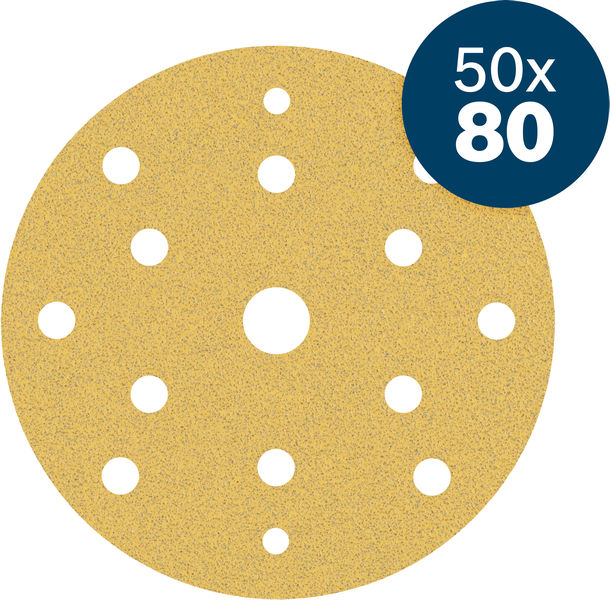 BOSCH EXPERT C470 Schleifpapier, 150 mm, K80, 50 Stk BOSCH EXPERT C470 Schleifpapier, 150 mm, K80, 50 Stk