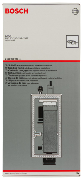 BOSCH Schleifrahmen für PBS 75 A/AE, GBS 75 A/AE