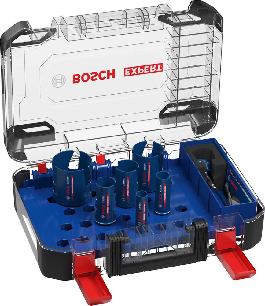 BOSCH EXPERT Construction Material Lochsäge-Set 20/25/32/38/51/64 mm, 10-tlg. BOSCH EXPERT Construction Material Lochsäge-Set 20/25/32/38/51/64 mm, 10-tlg.