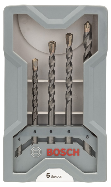 BOSCH 5-tlg. CYL-3 Betonbohrer-Set, 4-8 mm BOSCH 5-tlg. CYL-3 Betonbohrer-Set, 4-8 mm