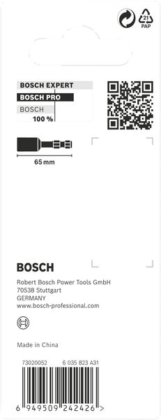 BOSCH PRO Nutsetter Impact, 7/16" x 65 mm