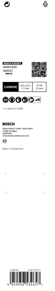 BOSCH EXPERT S1155HHM Medium-Thick Tough Metal Säbelsägeblatt, 3-tlg. BOSCH EXPERT S1155HHM Medium-Thick Tough Metal Säbelsägeblatt, 3-tlg.