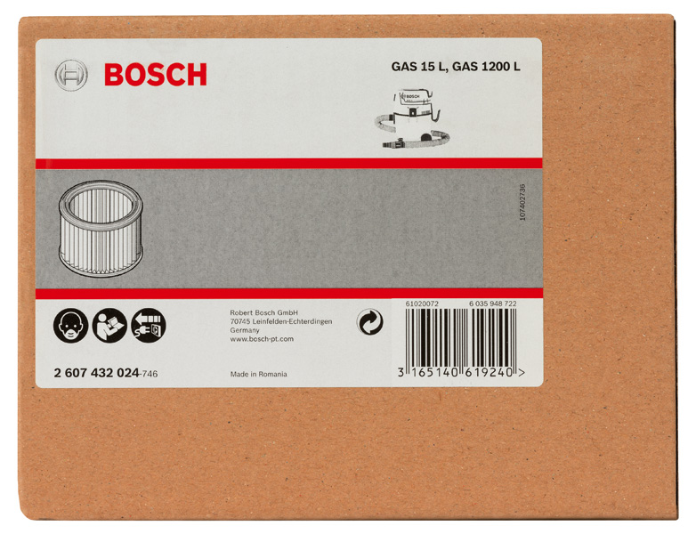 BOSCH Faltenfilter