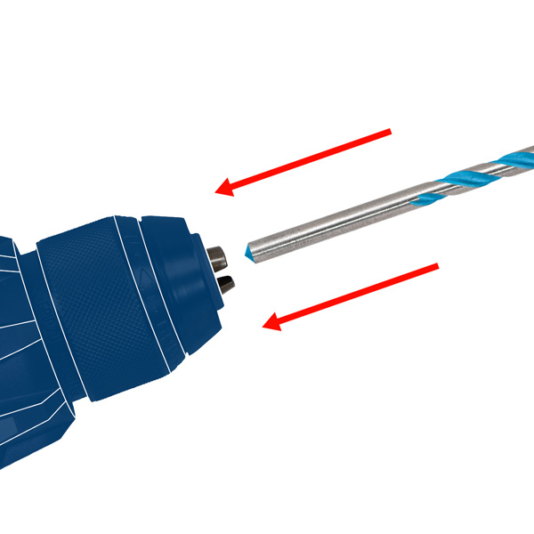 BOSCH Betonbohrer CYL-5, Blue Granite, 5 x 50 x 100 mm
