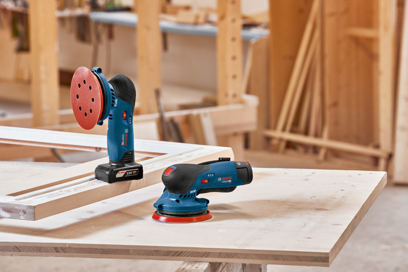 BOSCH Akku-Exzenterschleifer GEX 12V-125 in L-BOXX