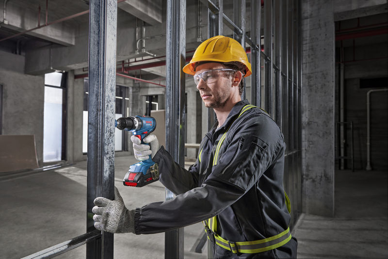 BOSCH Akku-Schlagbohrschauber GSB 18V-65, L-BOXX-Koffer