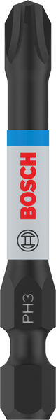 BOSCH PRO Phillips Impact Bit, PH3, 55 mm, 2-tlg. BOSCH PRO Phillips Impact Bit, PH3, 55 mm, 2-tlg.