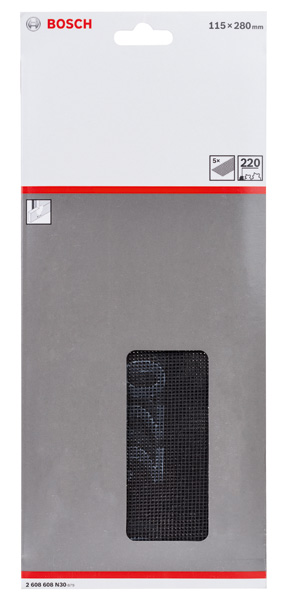 BOSCH Schleifgitter, 115 x 280 mm, K220, 5er-Pack BOSCH Schleifgitter, 115 x 280 mm, K220, 5er-Pack