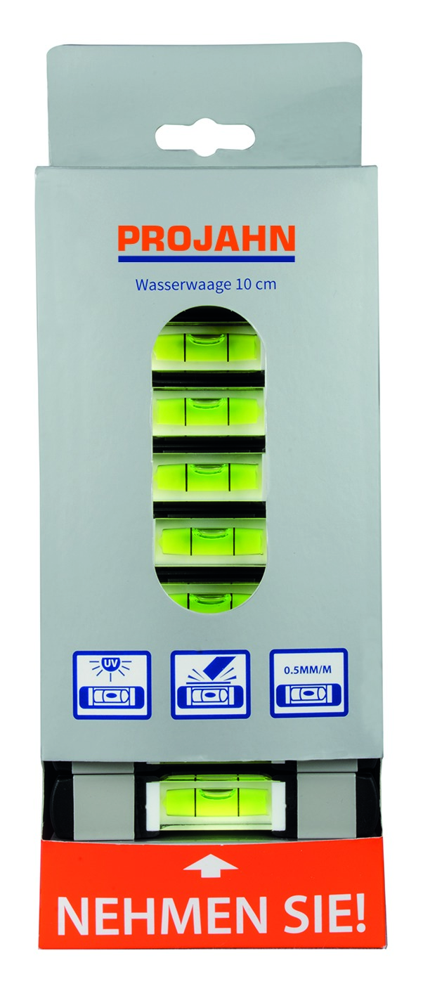 PROJAHN Display 10x Wasserwaage 10 cm PROJAHN Display 10x Wasserwaage 10 cm