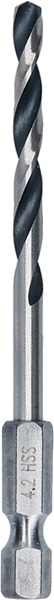 BOSCH HSS PointTeQ Sechskantbohrer 4,2 mm, 10er-Pack