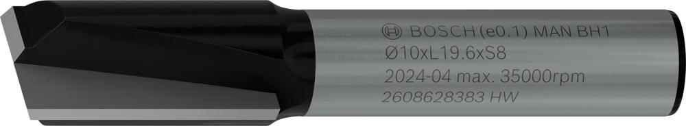 BOSCH PRO Nutfräser, zweischneidig, Ø 10 x L 19,6, Schaft 8 mm BOSCH PRO Nutfräser, zweischneidig, Ø 10 x L 19,6, Schaft 8 mm