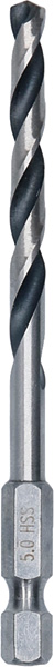 BOSCH HSS PointTeQ Sechskantbohrer 5,0 mm BOSCH HSS PointTeQ Sechskantbohrer 5,0 mm