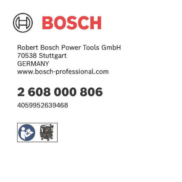 BOSCH Saugrohr, 350 x 40 x 40 mm BOSCH Saugrohr, 350 x 40 x 40 mm
