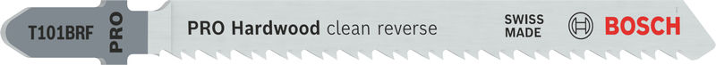 BOSCH PRO Hardwood clean reverse T101BRF Stichsägeblatt, 100 mm, 3-tlg.