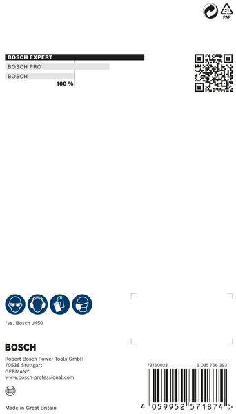 BOSCH EXPERT N880 Vliespad, 115x140mm, Extra Cut A