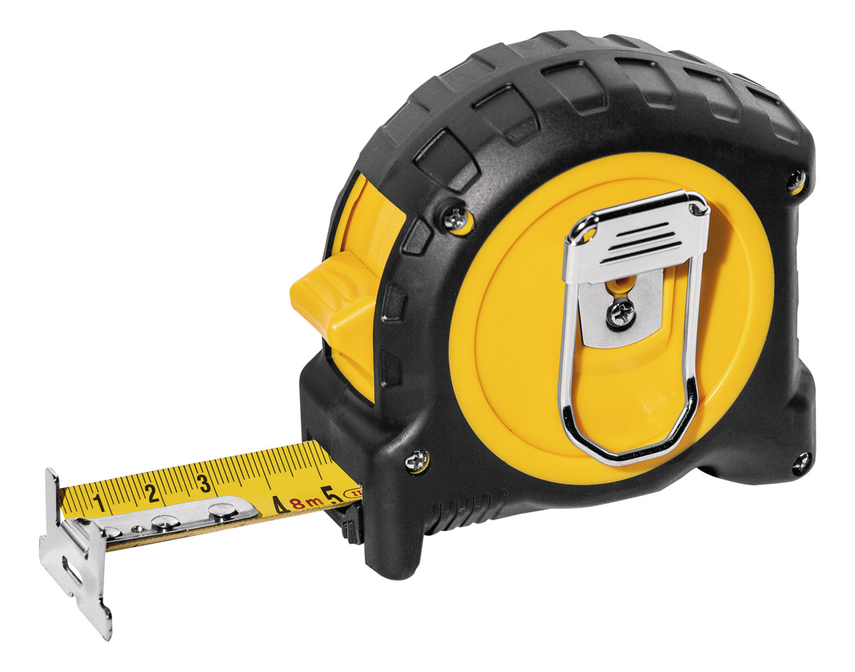 STABILA Taschenbandmaß BM 300, 5 m (16'), Maßband mit doppelseitiger cm/inch-Skala, bruchsicheres PC/ABS-Gehäuse, SPIKES-Haken, Stahlband mit NYLON-WRAP-Ummantelung, Gürtel-Clip, MID-Genauigkeit STABILA Taschenbandmaß BM 300, 5 m (16'), Maßband mit doppelseitiger cm/inch-Skala, bruchsicheres PC/ABS-Gehäuse, SPIKES-Haken, Stahlband mit NYLON-WRAP-Ummantelung, Gürtel-Clip, MID-Genauigkeit