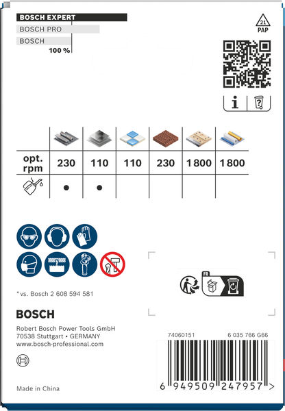 BOSCH EXPERT Multi Material Power Change Plus-Lochsäge, 76 x 60 mm