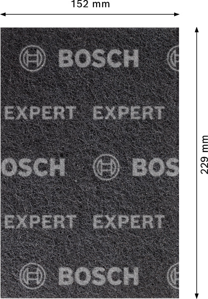 BOSCH EXPERT N880 Vliespad, 152x229mm, Mittleres SiC