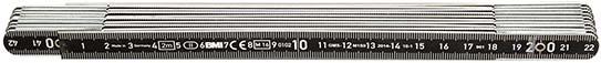 BMI Gliedermaßstab Alu 2mx14mm schwarz BMI BMI Gliedermaßstab Alu 2mx14mm schwarz BMI