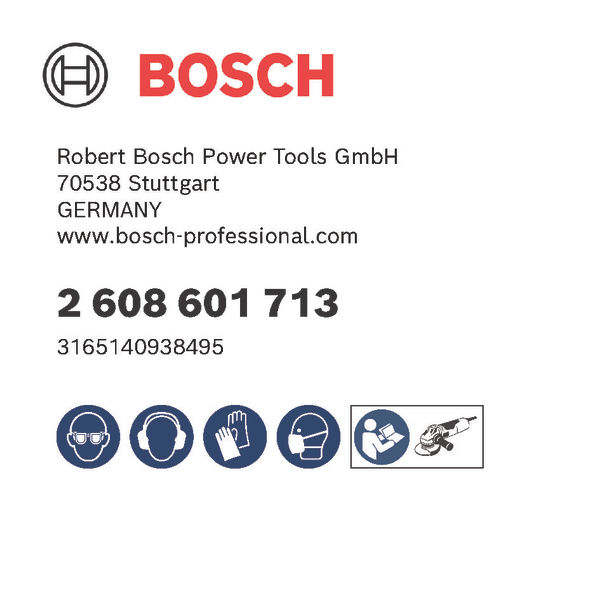 BOSCH PRO Stützteller Hart, 115 mm, X-Lock