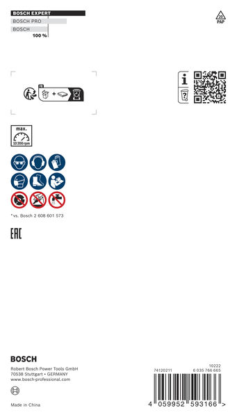 BOSCH EXPERT Concrete Topfscheibe, 150x22,23x4,5 mm BOSCH EXPERT Concrete Topfscheibe, 150x22,23x4,5 mm