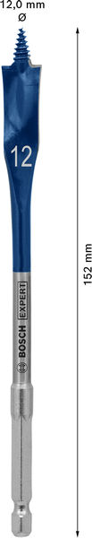BOSCH EXPERT Self Cut Speed Flachfräsbohrer, 12 x 152 mm