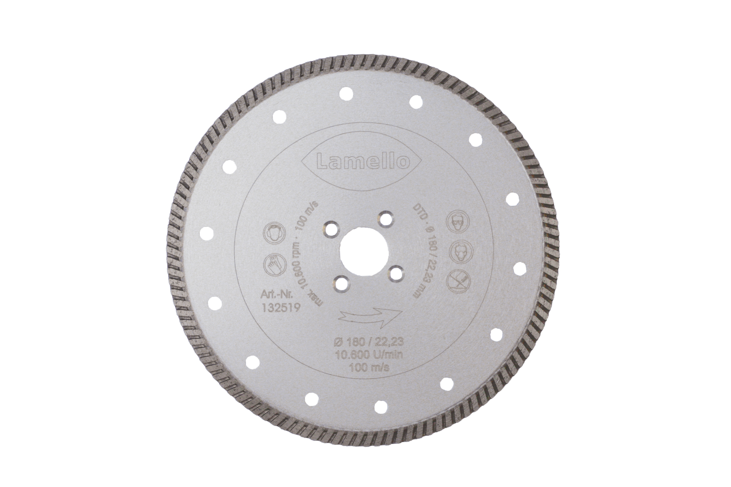 LAMELLO Diamant-Trennscheibe D180 mm zu Tanga Delta